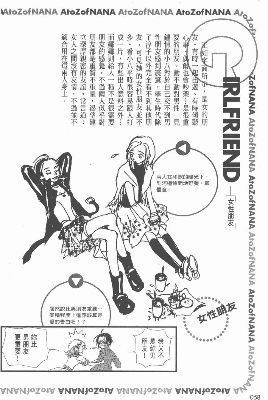 《NANA世上的另一个我》NANA7.8卷公式设定集 第59页