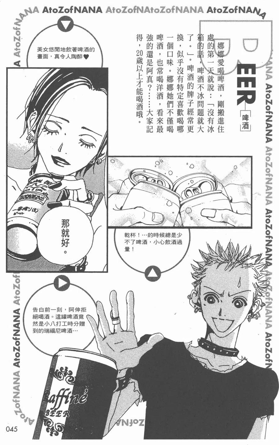《NANA世上的另一个我》NANA7.8卷公式设定集 第46页