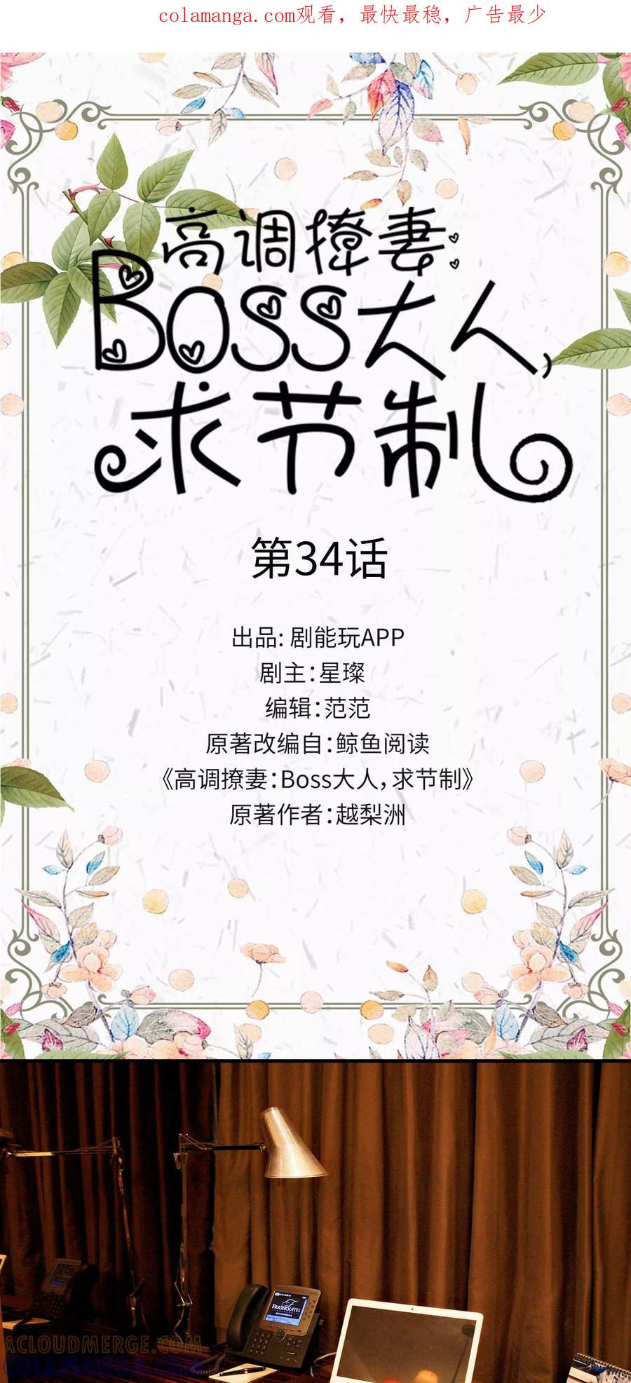 《高调撩妻：Boss大人，求节制》第34话 第1页