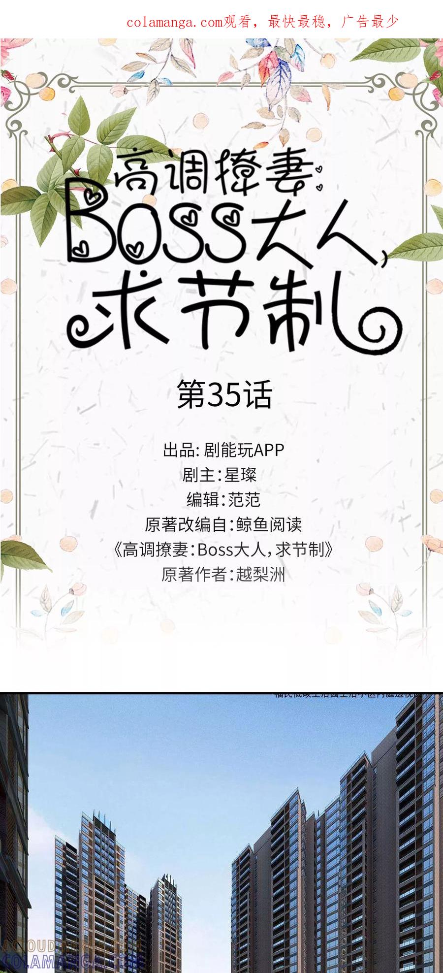《高调撩妻：Boss大人，求节制》第35话 第1页