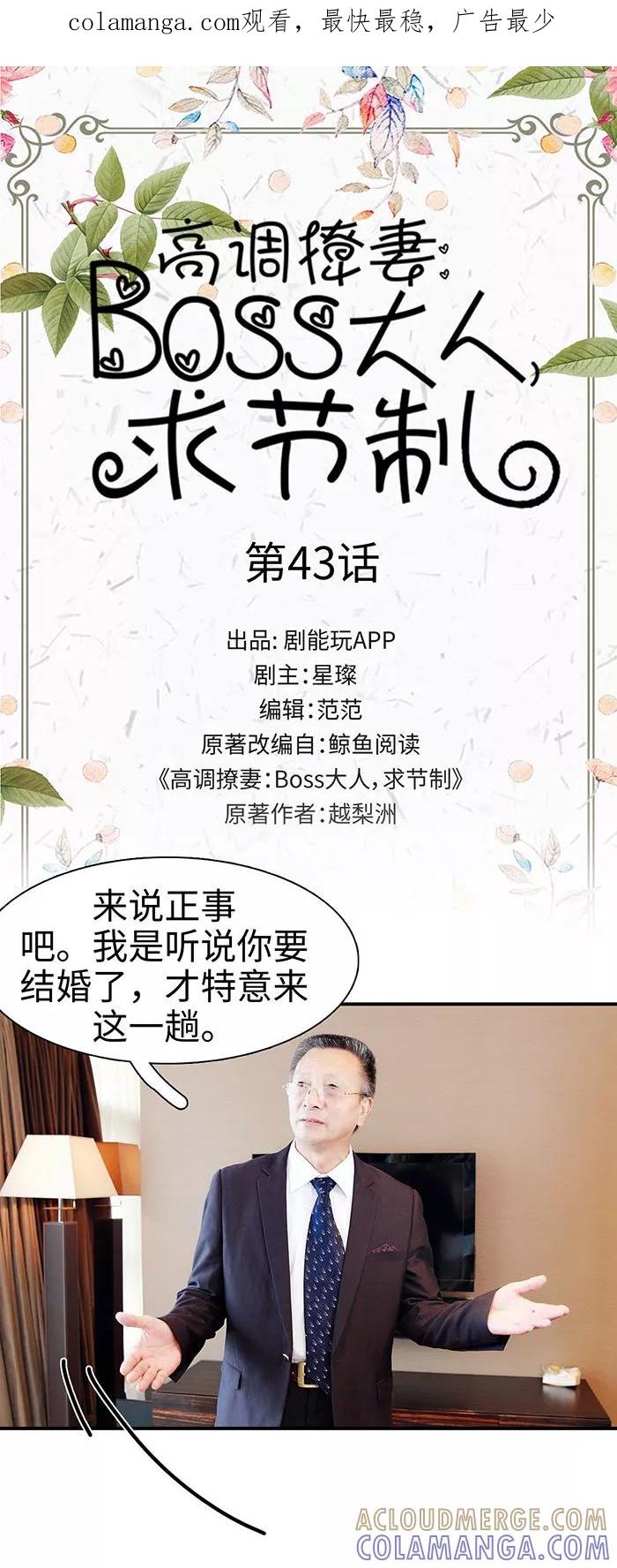 《高调撩妻：Boss大人，求节制》第43话 第1页