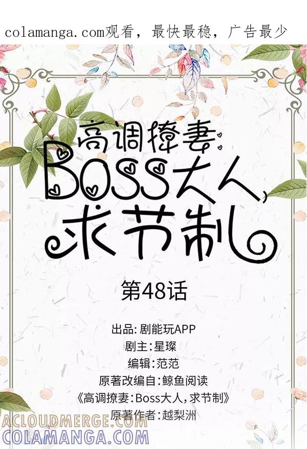 《高调撩妻：Boss大人，求节制》第48话 第1页