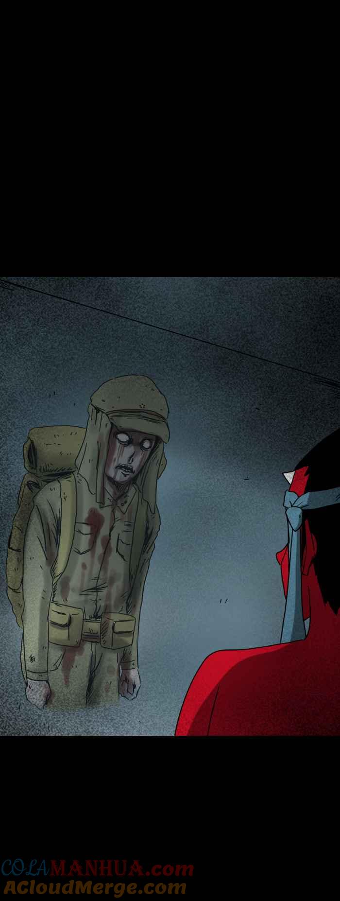 百鬼夜行志・一夜怪谈之卷 - [第238话] 满身是血的军人 - 第2张图