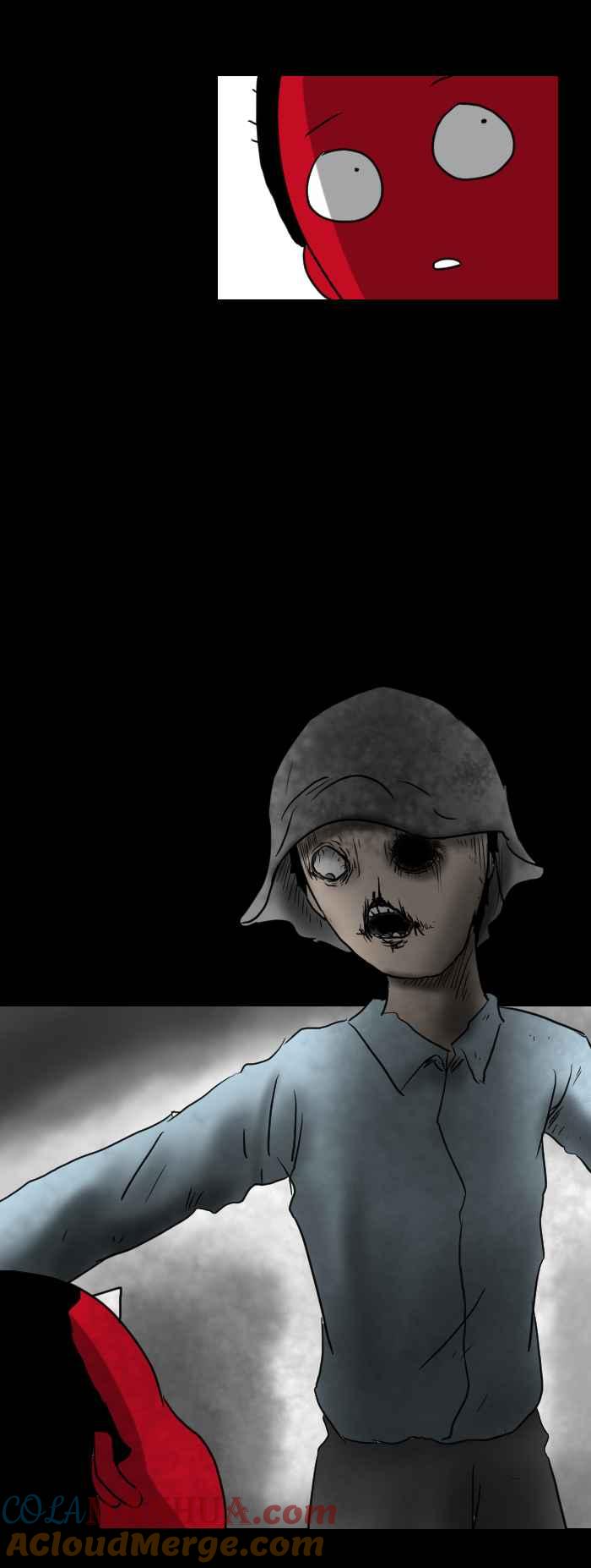 百鬼夜行志・一夜怪谈之卷 - [第384话] 背对的男子 - 第4张图