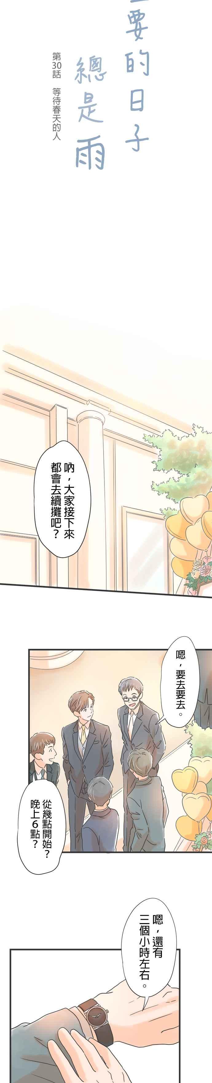 《重要的日子总是雨》第30话 等待春天的人 第2页