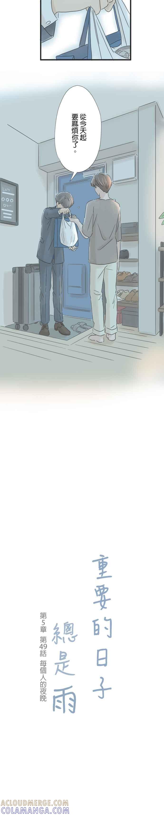 《重要的日子总是雨》第49话 每个人的夜晚 第3页