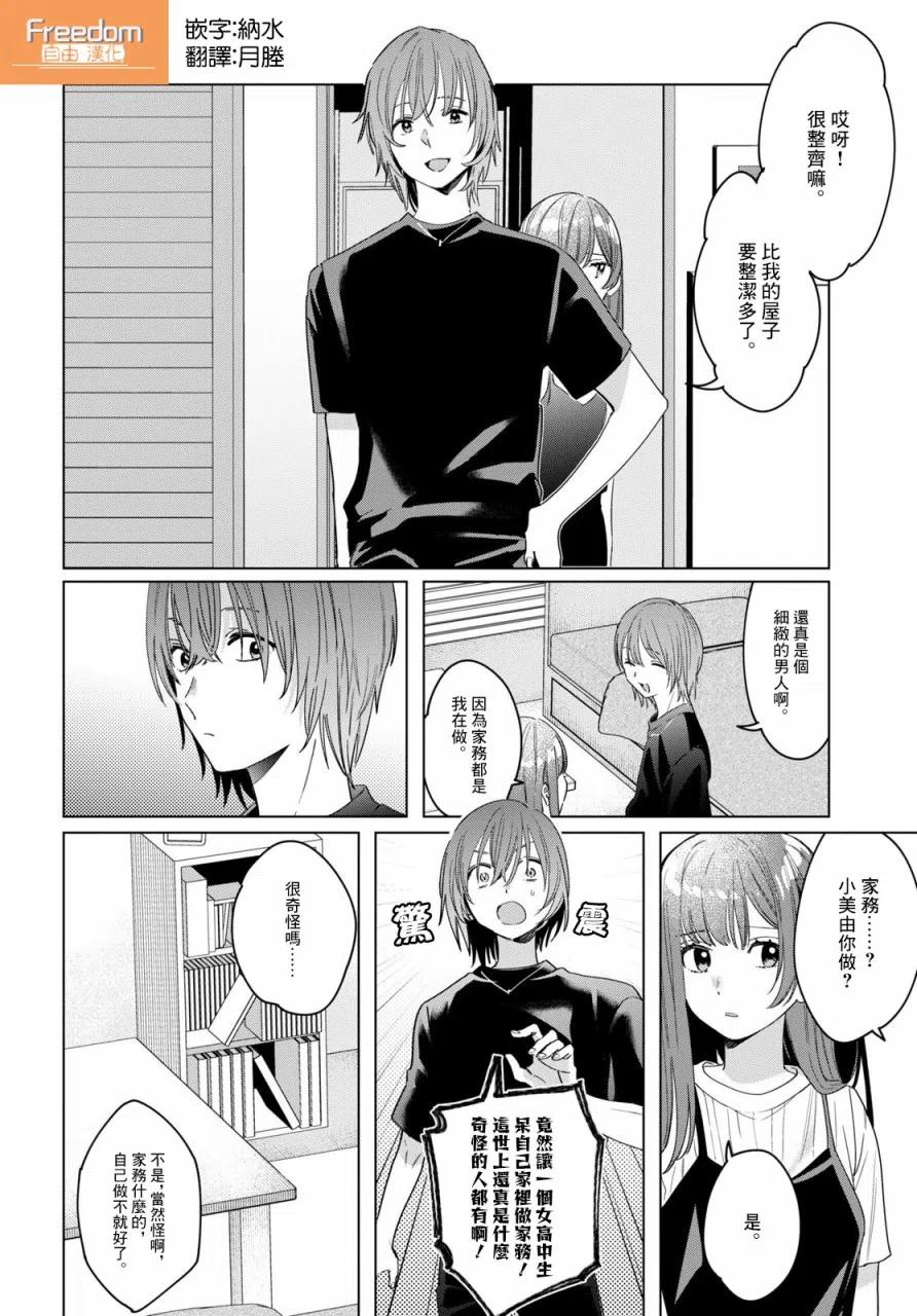 《剃须。然后捡到女高中生》21 「美由」与矢口 第2页