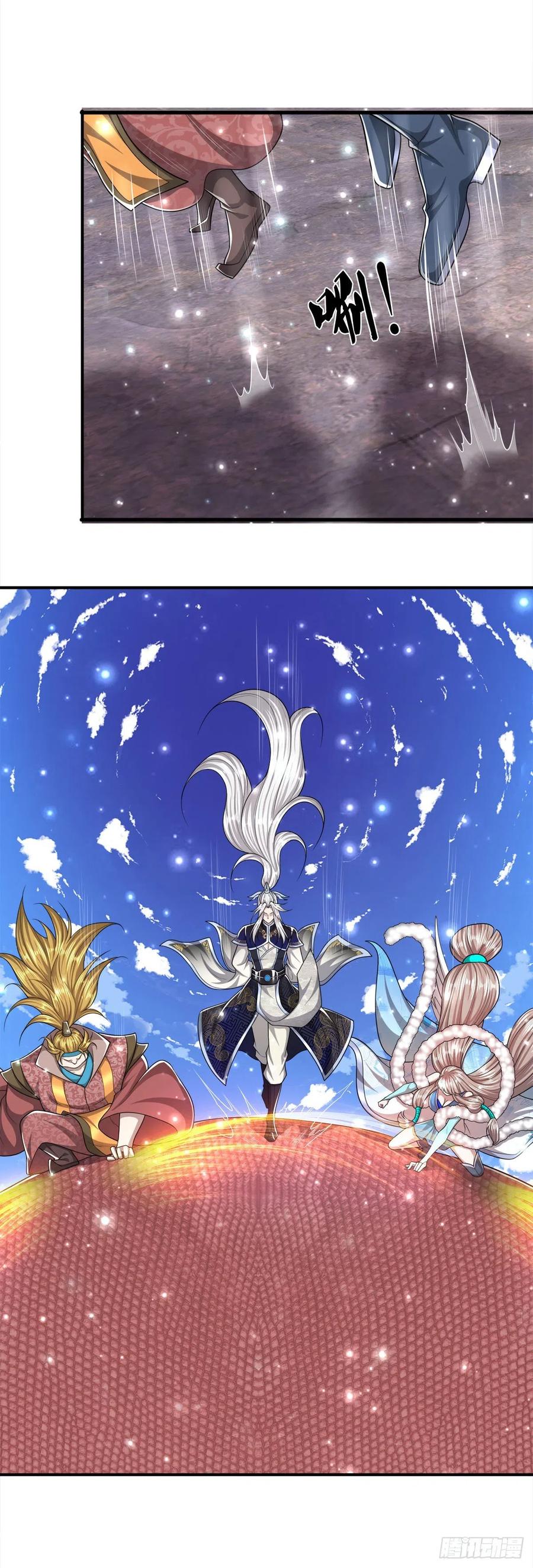被困百万年：弟子遍布诸天万界 第100话 八尾天兽，灵溪五灵 第34页