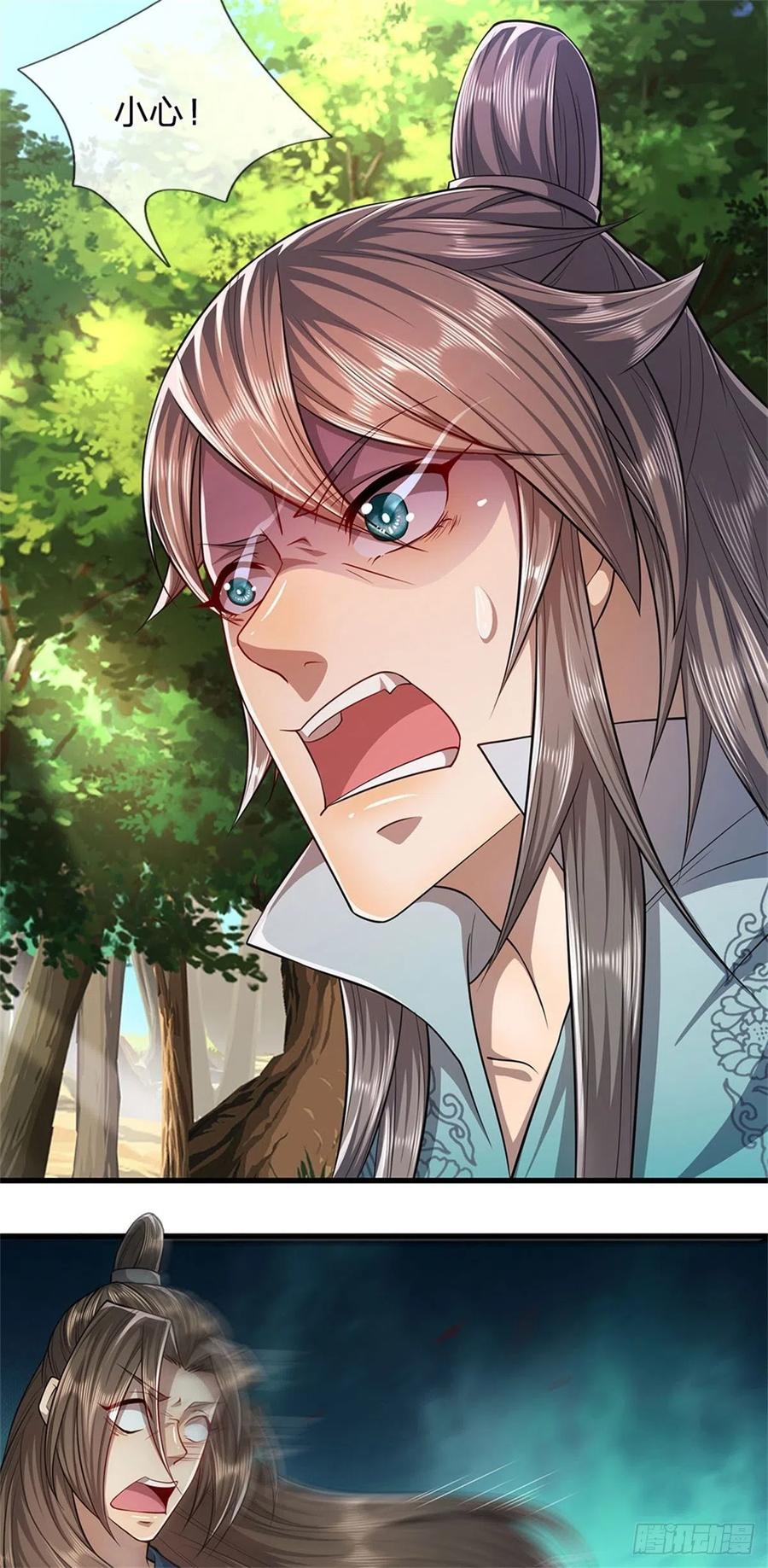 被困百万年：弟子遍布诸天万界 第14话 石人动了！遭遇危机 第16页