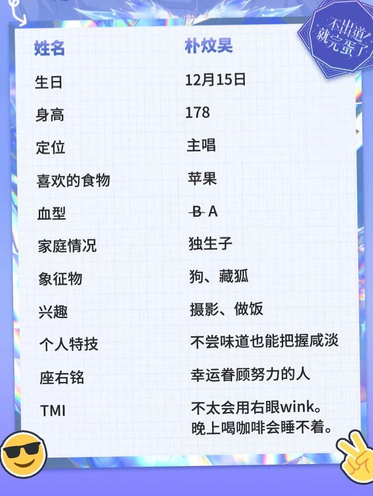 《不出道就完蛋了》角色档案 第2页