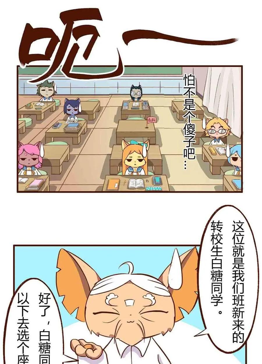 《京剧猫喵日常》第70话：转校生来也！我是白糖 第14页