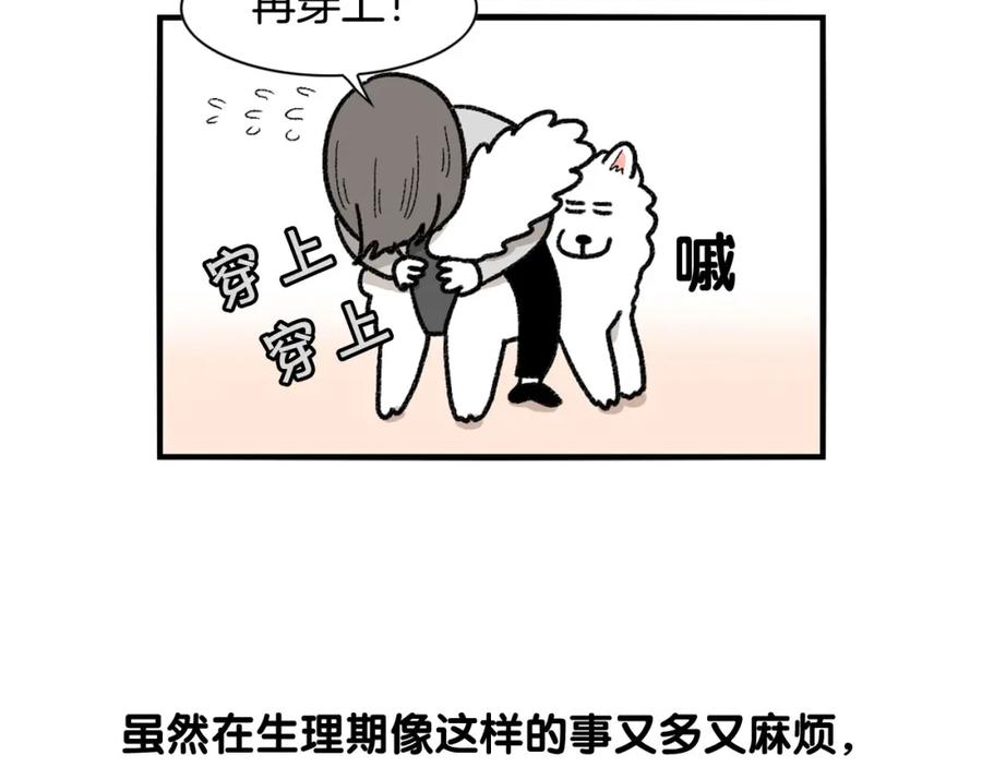 《我的狗子叫棉花》第43话 狗狗的例假 第66页