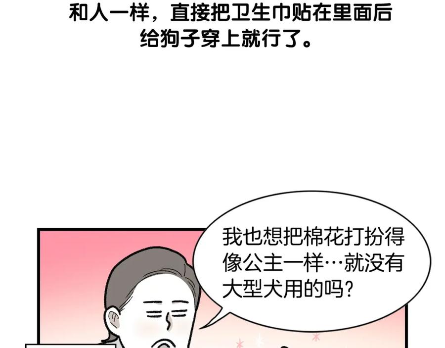 《我的狗子叫棉花》第43话 狗狗的例假 第8页