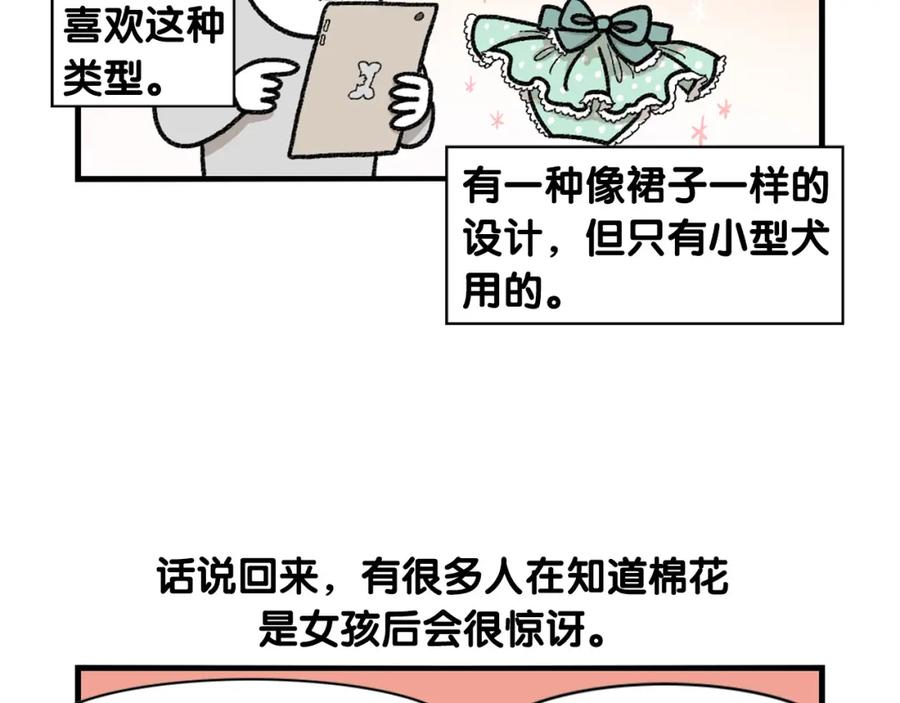 《我的狗子叫棉花》第43话 狗狗的例假 第9页