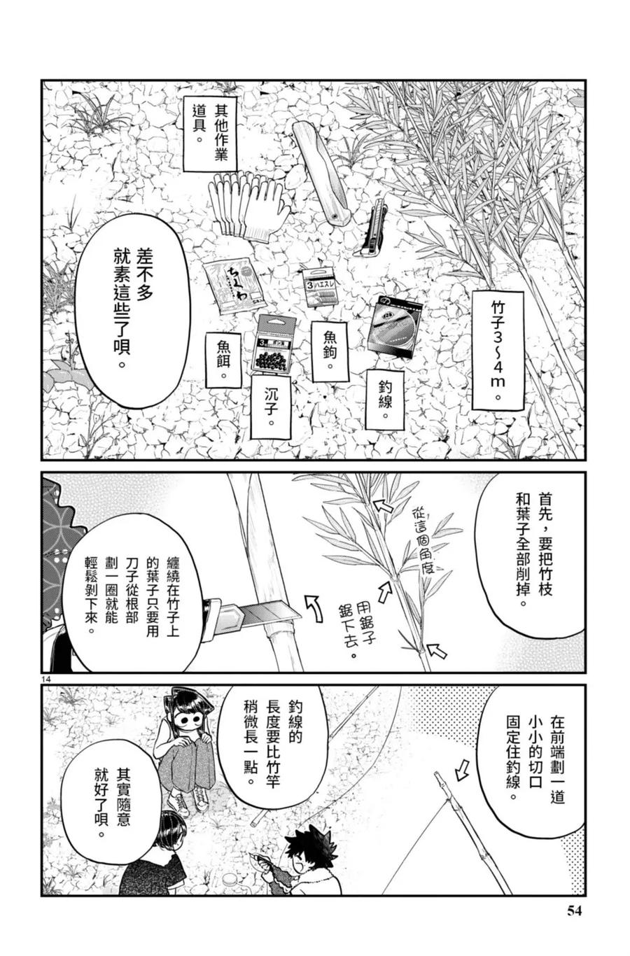 古见同学是沟通鲁蛇。 第14卷 第55页