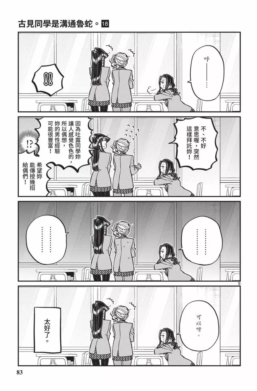古见同学是沟通鲁蛇。 第18卷 第84页