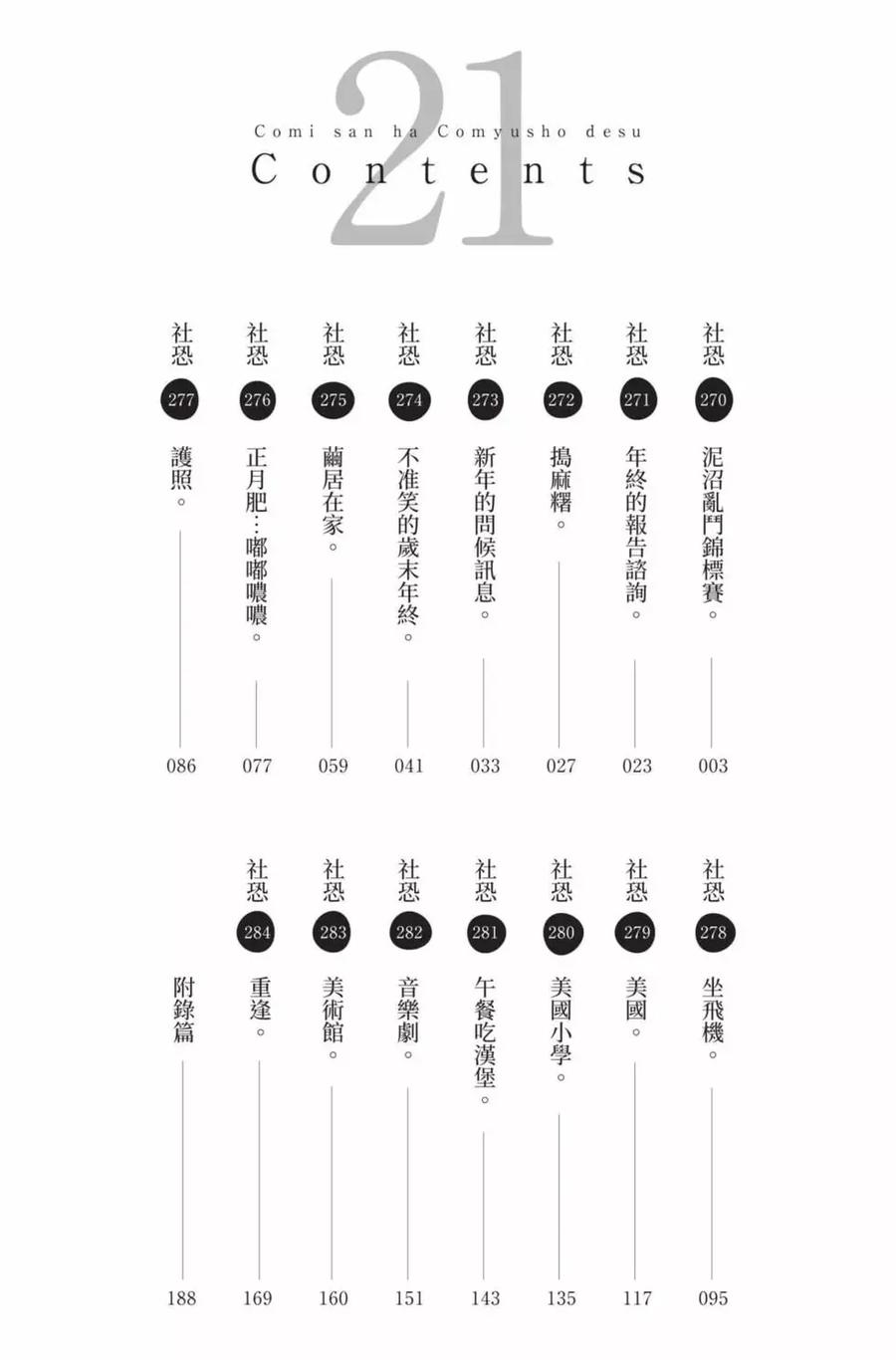 古见同学是沟通鲁蛇。 第21卷 第3页