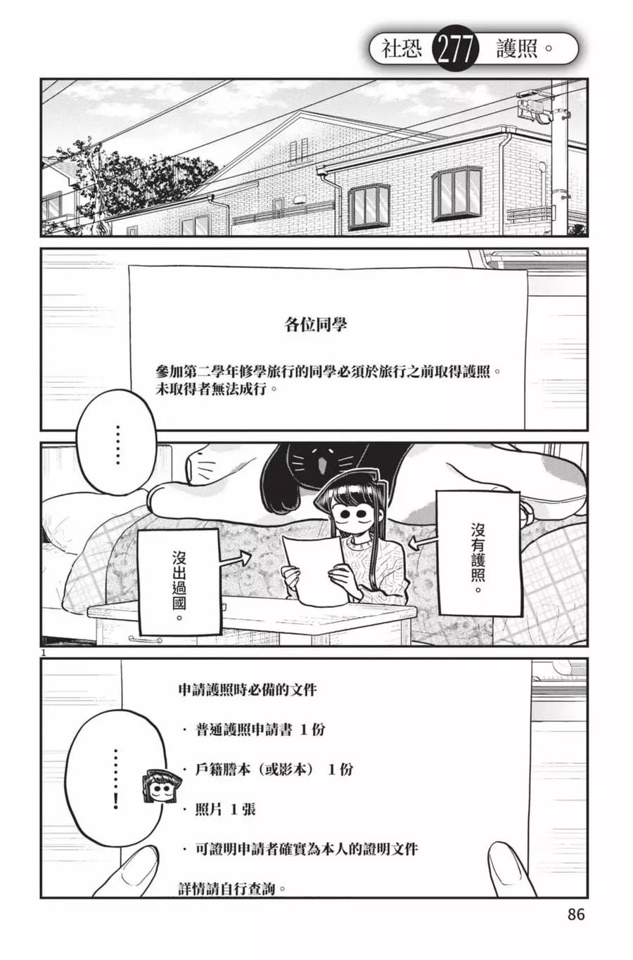 古见同学是沟通鲁蛇。 第21卷 第87页