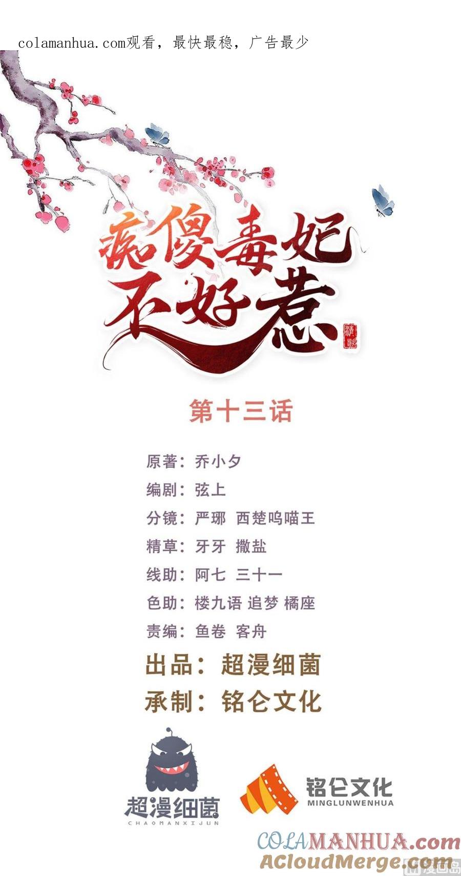 《痴傻毒妃不好惹》第13话 闹事 第1页