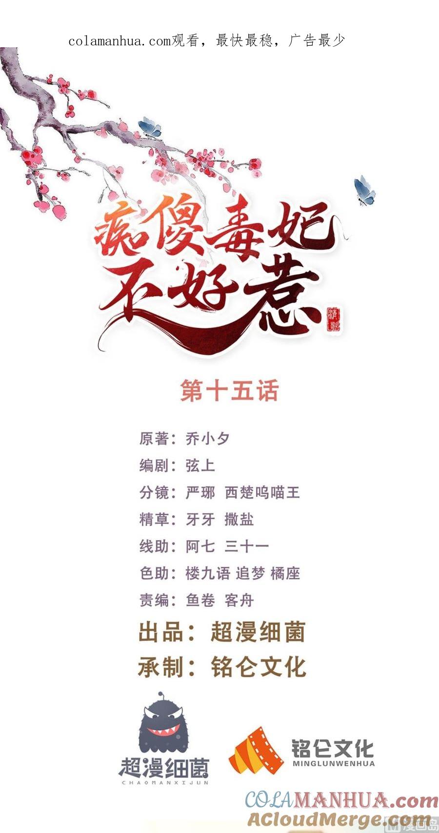 《痴傻毒妃不好惹》第15话 冤家路窄 第1页