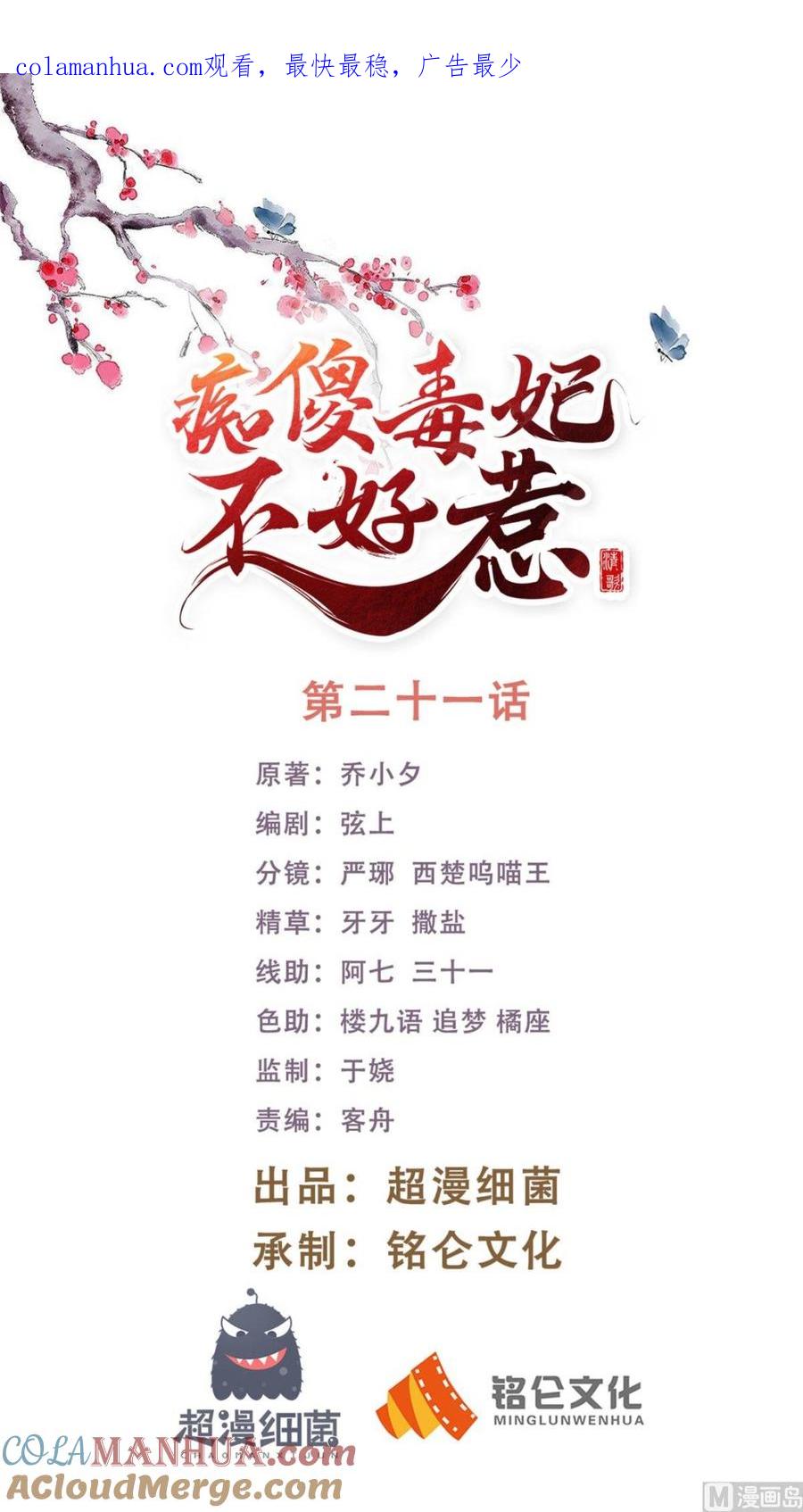 《痴傻毒妃不好惹》第21话 郡主之名 第1页