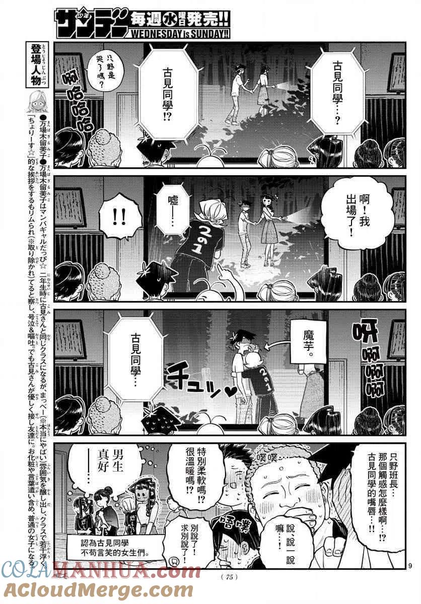 古见同学是沟通鲁蛇。 第189话 试胆大会之后。 第4页