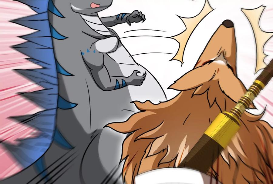 重生为怪兽什么鬼 - 第17话 兵驰狼 - 第22张图