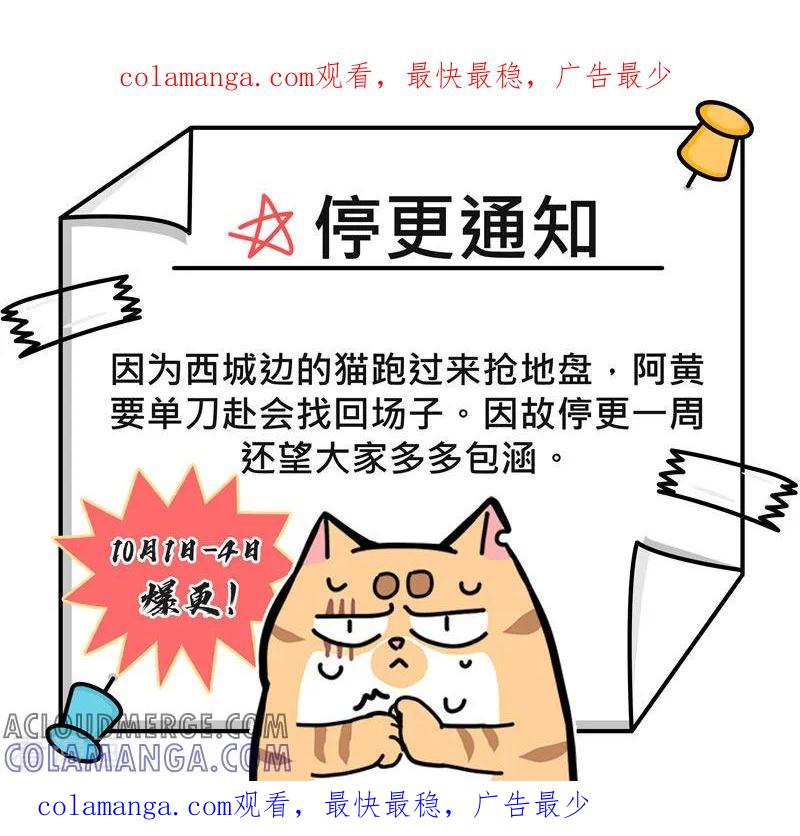 《吾名社会黄》第9月24日停更通知 第1页