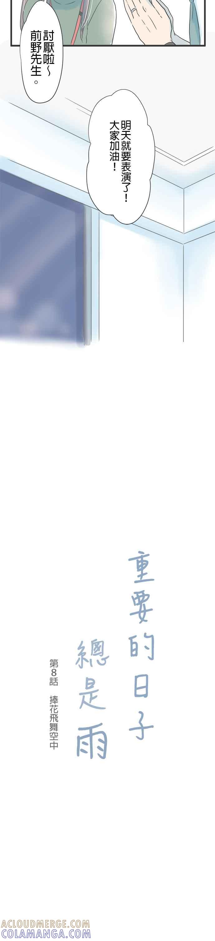 《重要的日子总是雨》第8话 捧花飞舞空中 第3页