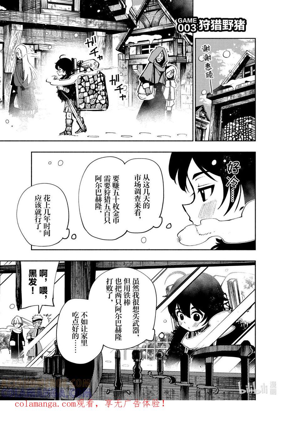 《地狱模式~极致游戏玩家在废设定的异世界无双~初之召唤士》3 狩猎野猪 第1页