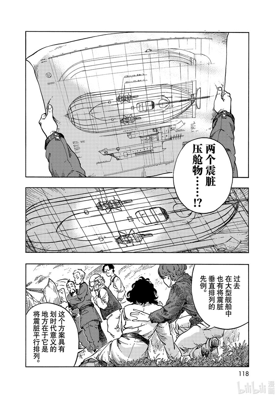 《空挺Dragons》66 设计图与机械室的员工餐砂锅菜 第36页