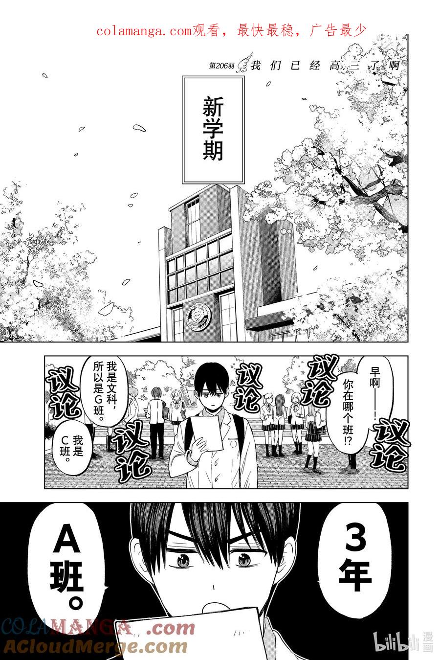 《杜鹃的婚约》206 我们已经高三了啊 第1页