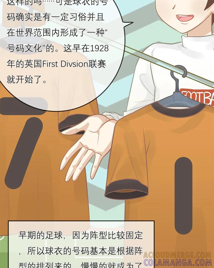 《足球说个Goal》第10话：球场上的潜规则：球衣号码学问深（上） 第7页