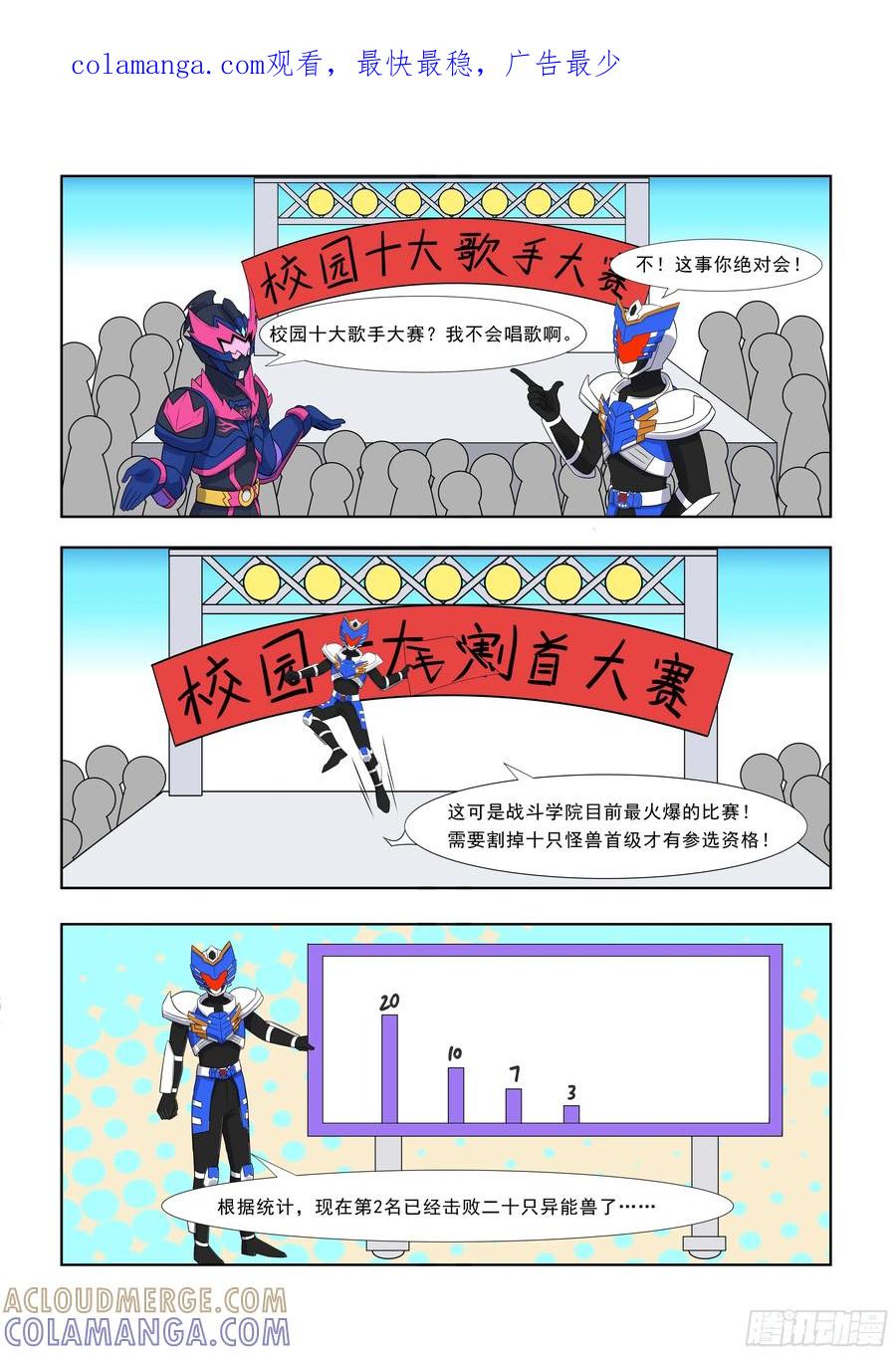 《终极铠甲竟是我自己》不极端怎么叫战斗学院！ 第1页