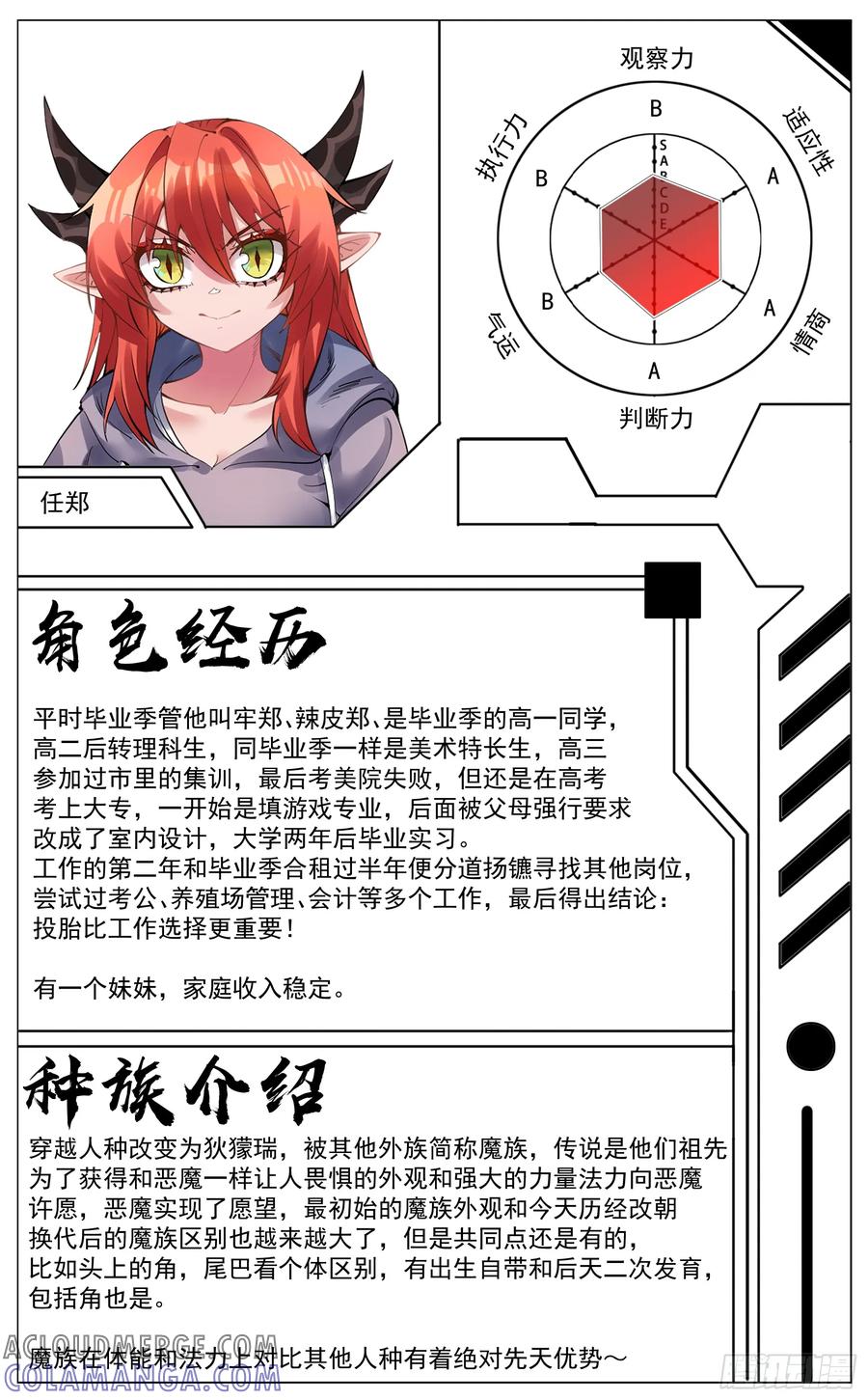 《奇幻世界过客》特别篇 角色档案1.0版 第4页