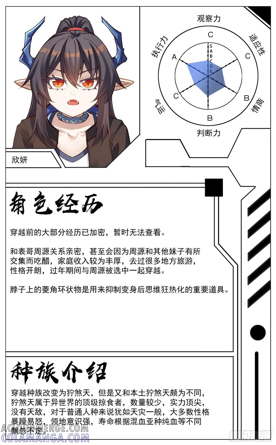《奇幻世界过客》特别篇 角色档案1.0版 第6页