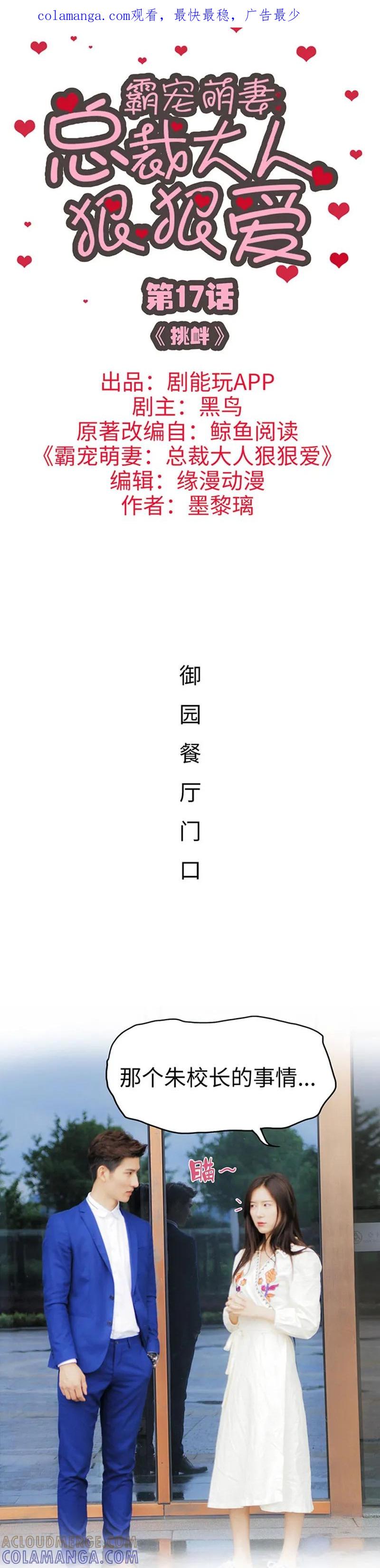 《霸宠萌妻：总裁大人狠狠爱》第17话 第1页