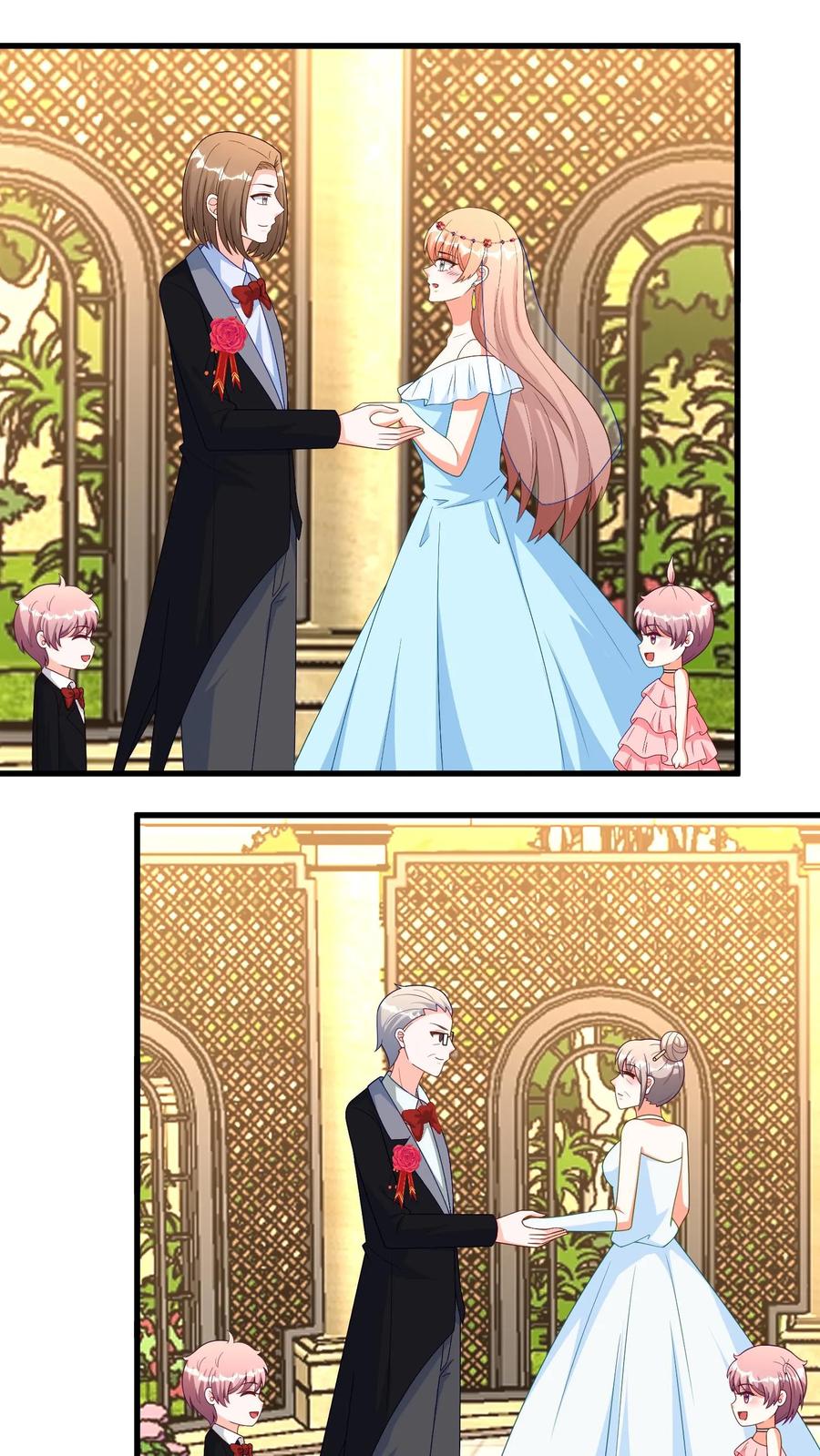 宫先生，你家三宝抄家了 - 第409话 三对新人，一起结婚！ - 第12张图