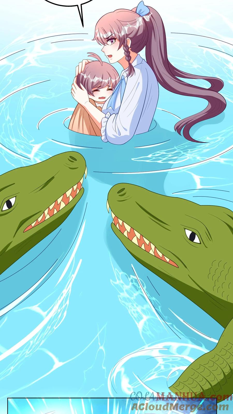 宫先生，你家三宝抄家了 - 第79话 跳下鳄鱼谷 - 第21张图