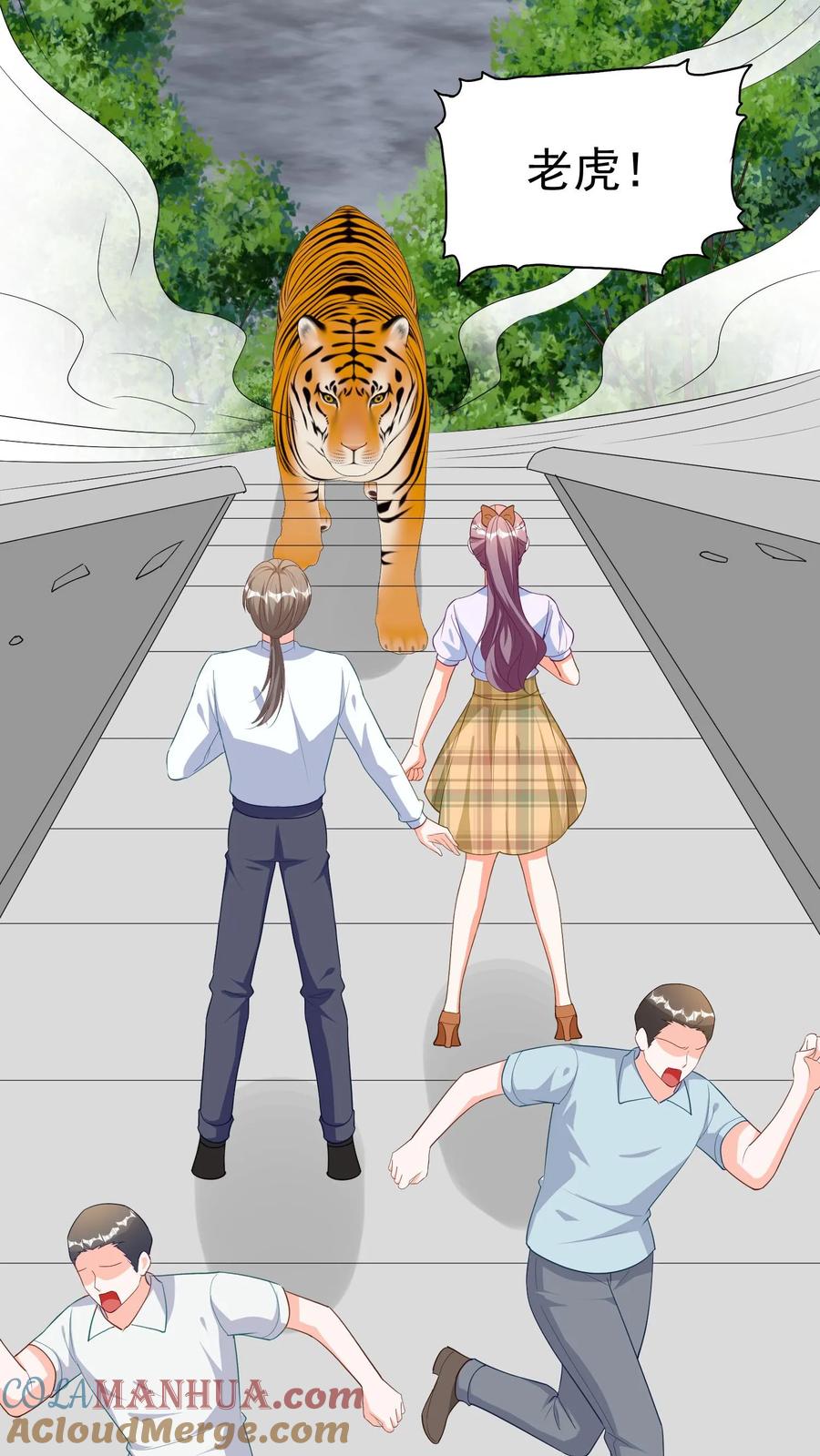 宫先生，你家三宝抄家了 - 第91话 大战老虎 - 第7张图