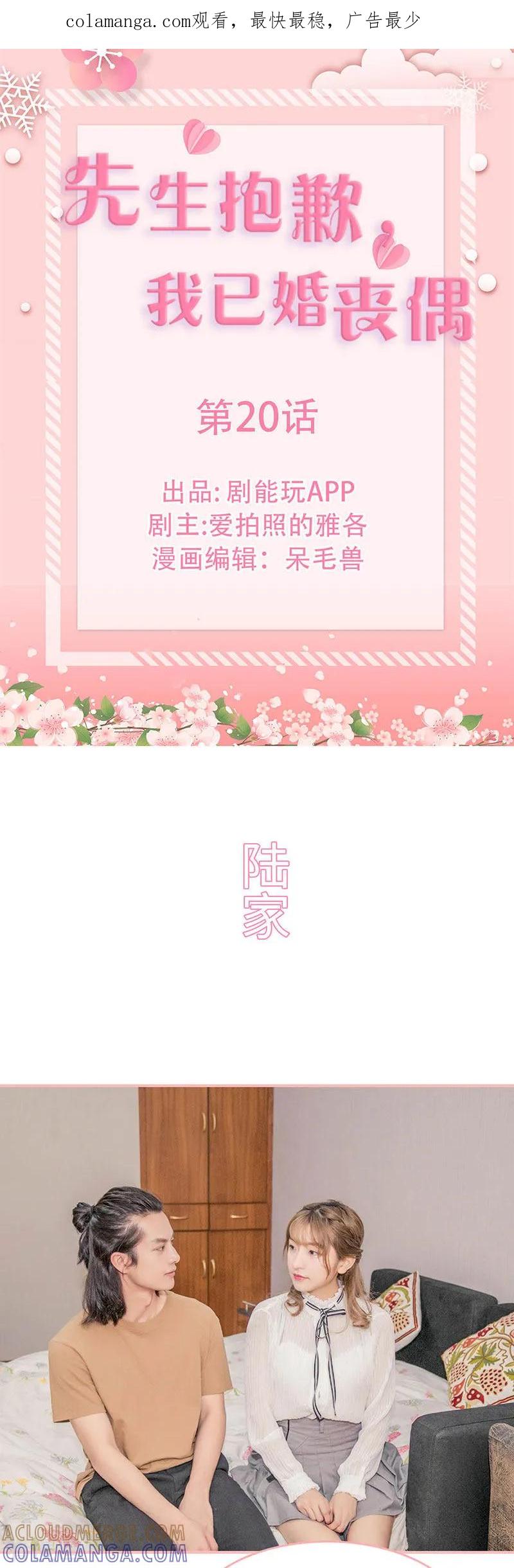 《先生抱歉，我已婚丧偶》第20话 第1页