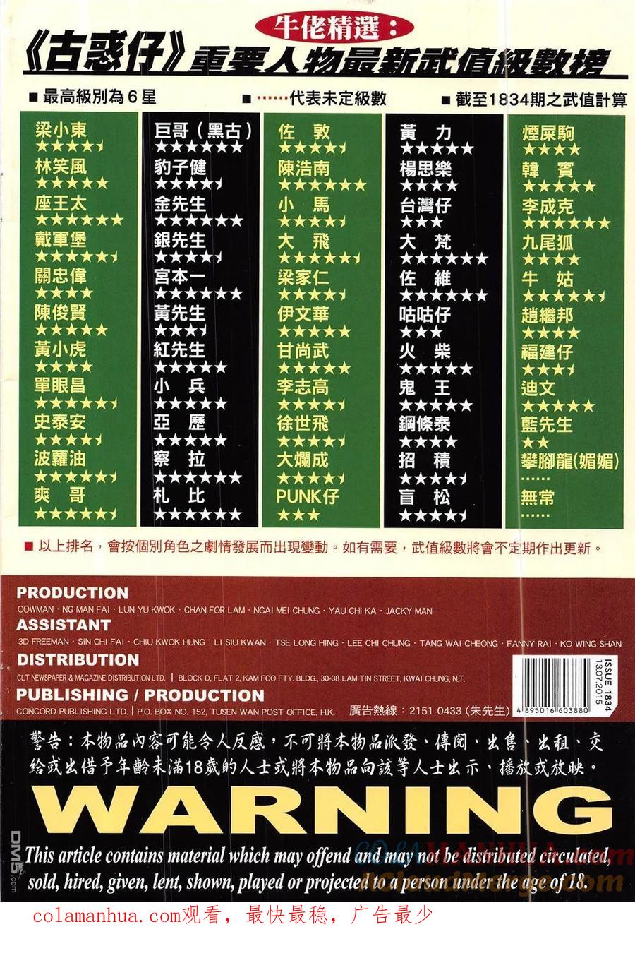 古惑仔 第1834回 金蒙空vs金蒙空 第35页