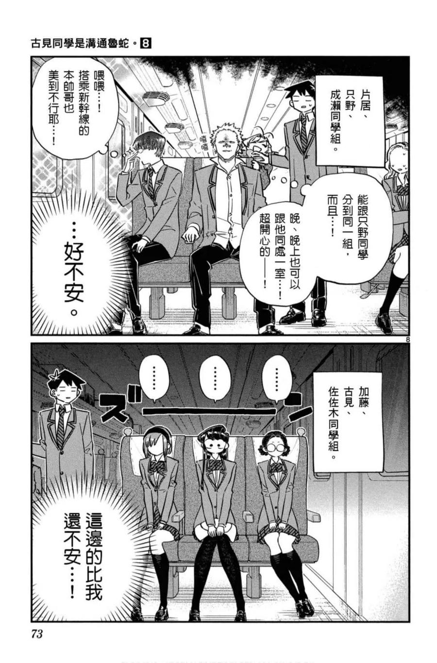 古见同学是沟通鲁蛇。 第08卷 第74页