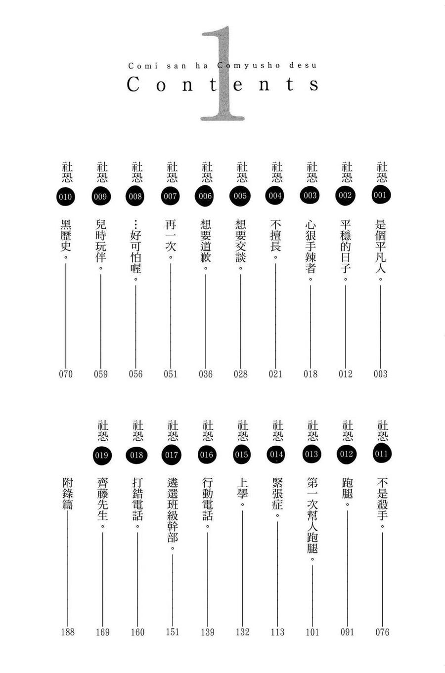 古见同学是沟通鲁蛇。 第01卷 第3页