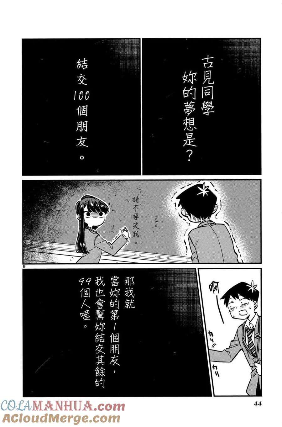 古见同学是沟通鲁蛇。 第01卷 第45页