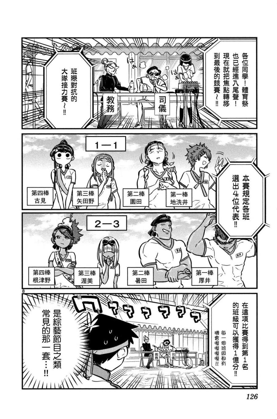 古见同学是沟通鲁蛇。 第04卷 第127页