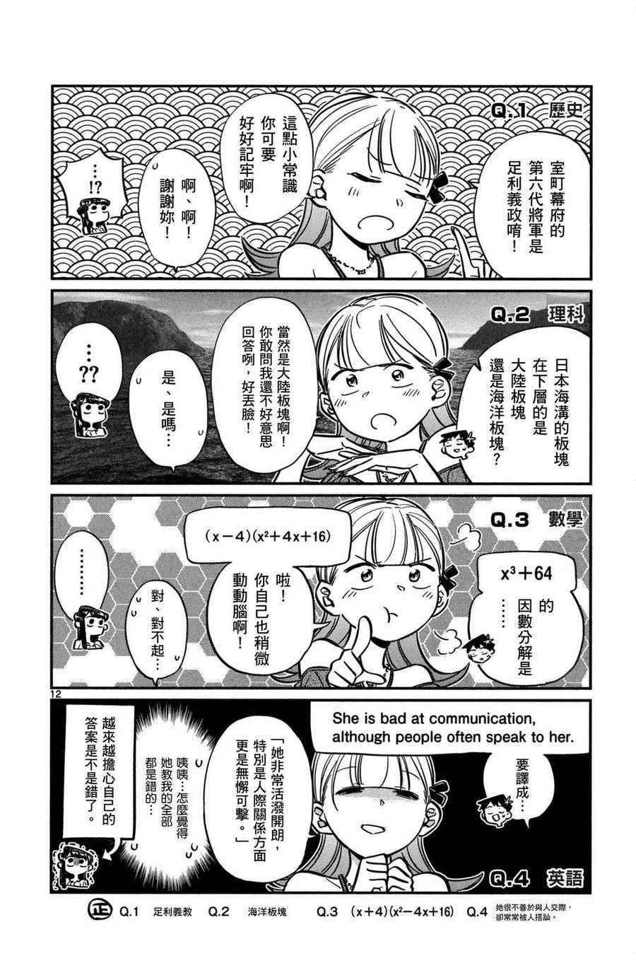 古见同学是沟通鲁蛇。 第04卷 第55页