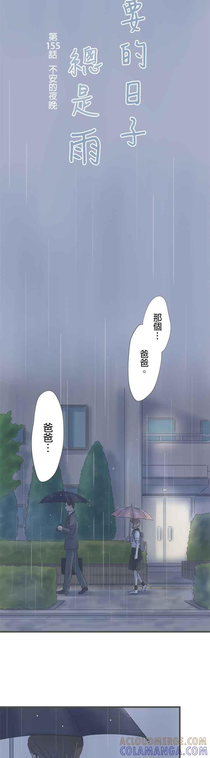 《重要的日子总是雨》第155话 不安的夜晚 第3页