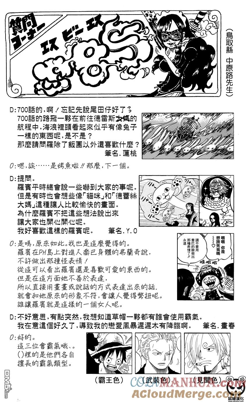 海贼王 第20话 71卷SBS 第4页