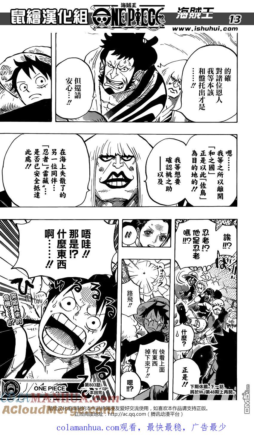 海贼王 第803话 登象 第13页
